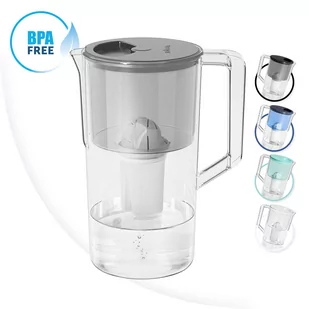 Dzbanek Filtrującyaquaclassic Basic, Wessper, Wkład Filtrujący W Zestawie, 2,5L, Szary - Dzbanki filtrujące - miniaturka - grafika 1
