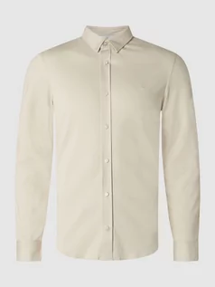 Koszule męskie - Koszula biznesowa o kroju slim fit z dżerseju - grafika 1