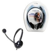 Słuchawki - LogiLink HS0001 czarne - miniaturka - grafika 1