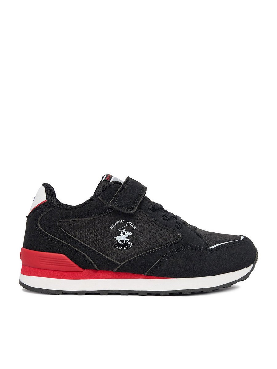 Beverly Hills Polo Club Sneakersy Chłopiec Czarny BEVERLY HILLS POLO CLUB-CEO-CP23-240082 Czarny Czerwony
