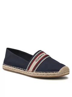 Espadryle damskie - Tommy Hilfiger Espadryle Th Artisanal Espadrille FW0FW05779 Granatowy - grafika 1