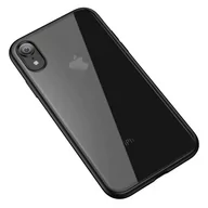 Etui i futerały do telefonów - D-Pro Crystal Hybrid etui obudowa pokrowiec do iPhone XR (Clear/Black) - miniaturka - grafika 1