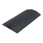 Wyposażenie miejsc publicznych - Najazd kablowy z wkładką, wąski, czarny - miniaturka - grafika 1