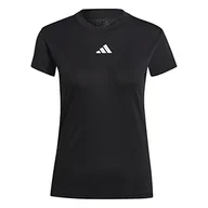 Koszulki i topy damskie - adidas Damska koszulka (Short Sleeve) Freelift Tee, Black, HS1660, M - miniaturka - grafika 1