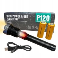 Latarki - LATARKA XHP120 TAKTYCZNA ULTRA MOCNA LED ZOOM USB - miniaturka - grafika 1