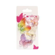 Ozdoby do włosów - Coralico Klipsy z motylkiem - miniaturka - grafika 1