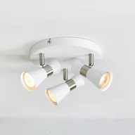 Lampy sufitowe - Okrągła lampa z 3 reflektorami, do kuchni 108628 z serii FOLIE - miniaturka - grafika 1