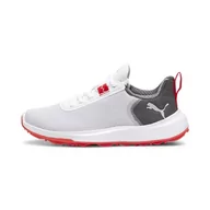Buty dla chłopców - PUMA Chłopięce buty golfowe Fusion Crush Sport Jr, Puma Biały ciemny węgiel, 38 EU - miniaturka - grafika 1