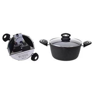 Excellent Houseware Garnek Z Pokrywką, 24 Cm, Kute Aluminium - Brytfanny - miniaturka - grafika 1