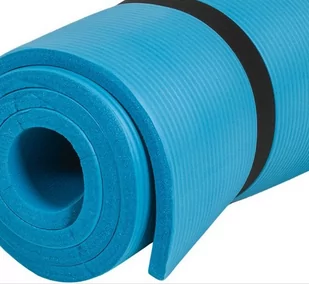 Gorilla Sports Mata do jogi 190x60x1,5 cm niebieska (100541-00030-0133) - Maty do jogi - miniaturka - grafika 1