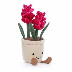 Jellycat DEKORACYJNA MASKOTKA Kwiatek - Dzwoneczek w uśmiechniętej doniczce - 20 cm A2BB - Maskotki i pluszaki - miniaturka - grafika 2