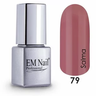 Em nail professional Lakier hybrydowy Easy 3W1 Salma 79 - Brązowy 79 Salma - Lakiery hybrydowe - miniaturka - grafika 1