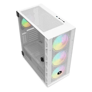 SAVIO OBUDOWA PC ARGB MESH/GLASS RAPTOR WHITE X1 - Obudowy komputerowe - miniaturka - grafika 5