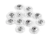 Prace ręczne dla dzieci - Zatrzaski / zapięcie ozdobne 18 mm ( Przeźroczyste ) - miniaturka - grafika 1