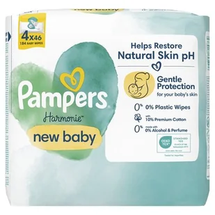 Pampers Harmonie New Baby 184 szt. (4x46 szt.) - Pieluchy - miniaturka - grafika 1