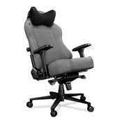 Fotele gamingowe - Fotel YUMISU 2054 Szaro-czarny - miniaturka - grafika 1