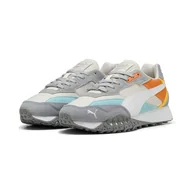 Sneakersy męskie - Męskie Sneakersy PUMA BLKTOP RIDER MULTICOLOR 39590708 – Beżowy - miniaturka - grafika 1