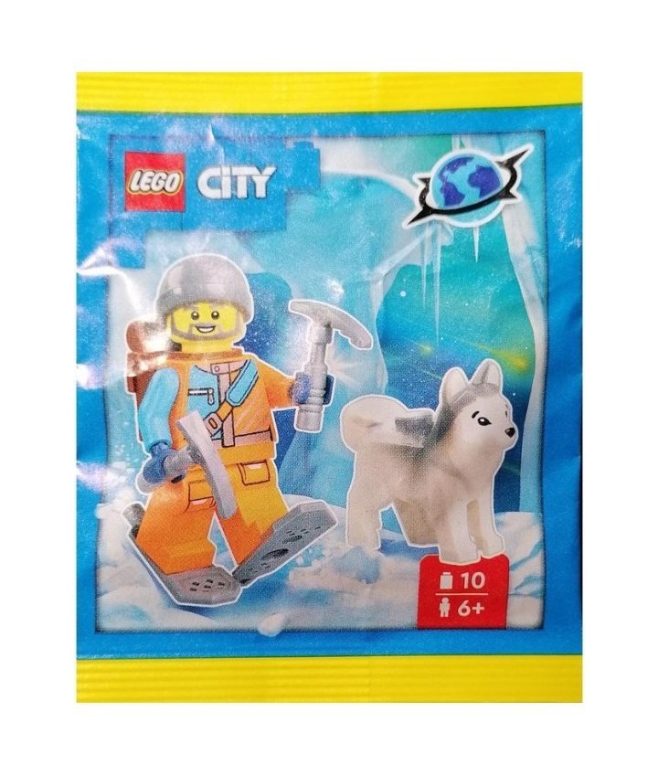 Zestaw LEGO City – Arctic Explorer with Husky #952412 (polybag, klocki, foilpack)