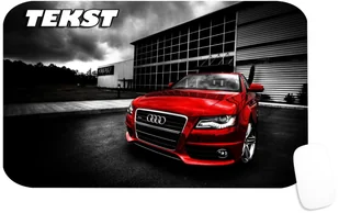 PODKŁADKA POD MYSZKĘ Z AUDI MOTORYZACJA SPEED PREZENT -TEKST -29X36 - Podkładki pod mysz - miniaturka - grafika 1