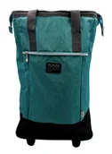 Torby i wózki na zakupy - Wózek Na Zakupy Turkusowy Duże Kółka / Punta - miniaturka - grafika 1