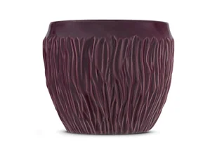 Osłonka do kwiatów JAVES fioletowy, Ø15,5/h 13, ceramika - Donice - miniaturka - grafika 1