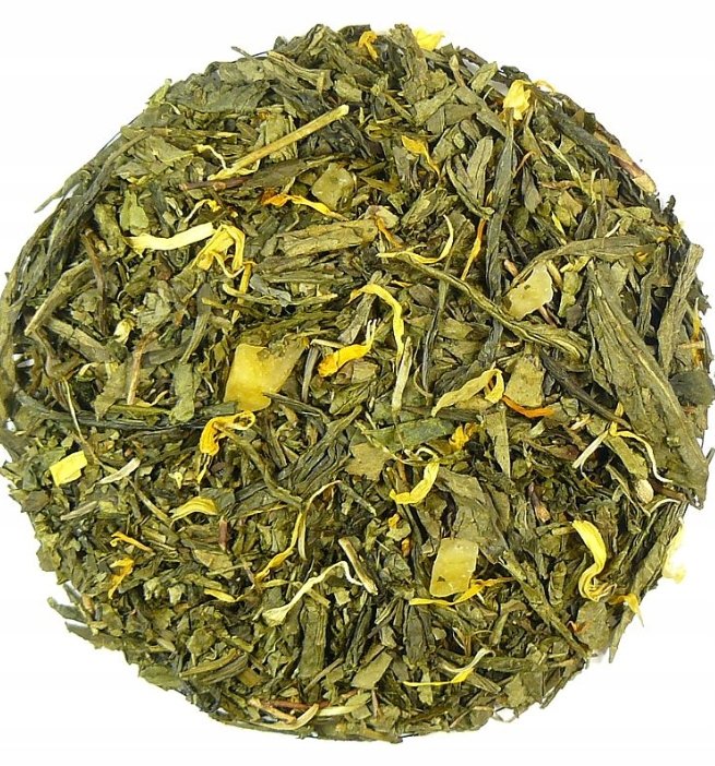Herbata Zielona Sencha Mango Pyszna 1kg