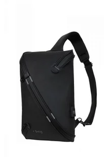 Plecak męski Na Jedno Ramię R-bag Depo czarny A4 - Plecaki - miniaturka - grafika 5