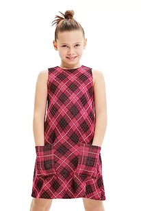 Desigual Dziewczęca sukienka casualowa Carmela, czerwony, 4 Lata - Sukienki - miniaturka - grafika 1