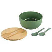 Inne naczynia kuchenne - Zestaw do sałatek zielony 24 x 13 cm - miniaturka - grafika 1