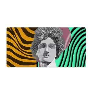 Ozdobna mata na biurko Nowoczesna rzeźba 120x60 cm - Podkładki na biurko - miniaturka - grafika 1