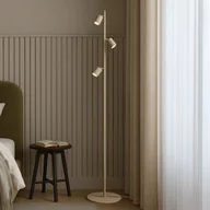 Lampy stojące - Lampa podłogowa z trzema reflektorami, beżowa K-5825 z serii MATI - miniaturka - grafika 1