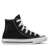 Buty dla chłopców - Trampki Converse Chuck Taylor All Star Hi 3J231 Czarny - miniaturka - grafika 1