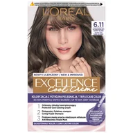 Farby do włosów i szampony koloryzujące - Loreal L'Oreal L'Oreal Cool Creme Farba do włosów 6.11 Ultrapopielaty Ciemny Blond - miniaturka - grafika 1