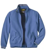 Kurtki męskie - Kurtka z mikrofibry z suwakiem Mężczyzna Atlas For Men - Kolor : Niebieski - Rozmiar : L - miniaturka - grafika 1