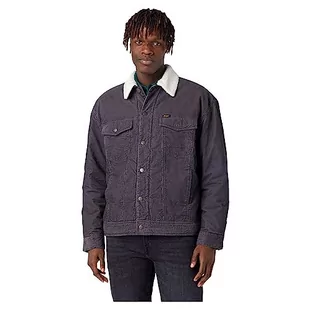 Wrangler Kurtka męska Antifit Sherpa, Faded Black, XL - Kurtki męskie - miniaturka - grafika 1