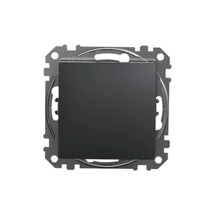 Łącznik schodowy Schneider Sedna Design SDD114106 czarny antracyt Design &amp; Elements - Wyłączniki światła i elektryczne - miniaturka - grafika 1