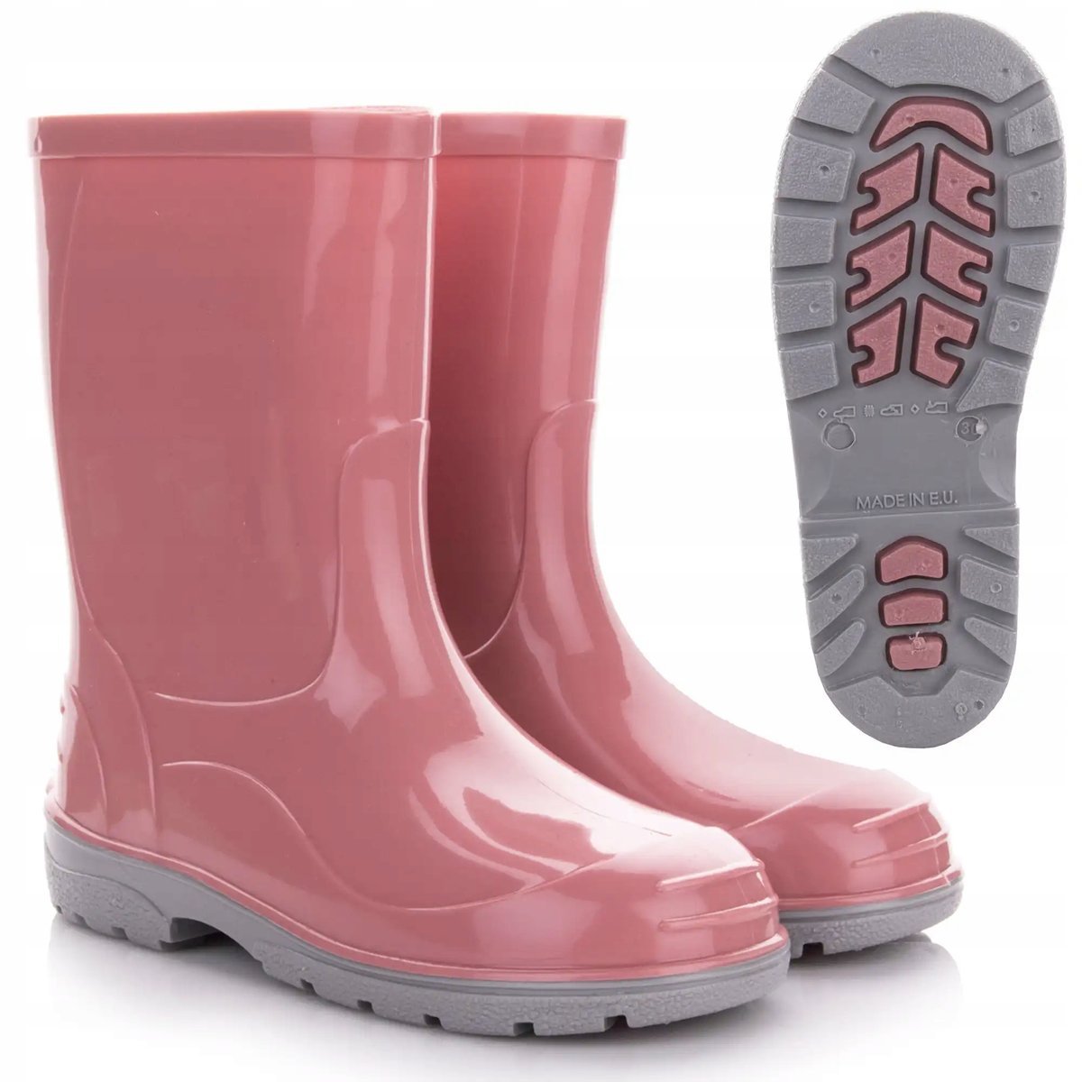 Kalosze dziecięce gumowce gumiaki dla dzieci wodoodporne do szkoły 34
