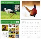 Kalendarze - Kalendarz 2026 ścienny 30x30 Nasza przyroda HELMA - miniaturka - grafika 1