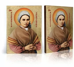 Ikona religijna Święta Bernadeta Soubirous - Ikony i obrazy sakralne - miniaturka - grafika 1