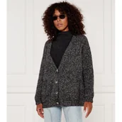 Swetry damskie - Pinko Wełniany kardigan ERBACEO | Oversize fit - miniaturka - grafika 1