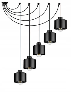 Żyrandol Lampa Wisząca Sufitowa Plafon Led E27 Loft Pająk Nowoczesny Salon - Lampy sufitowe - miniaturka - grafika 1