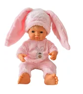 Akcesoria dla lalek - Ubranko dla lalek KR��LIK Koplet Bluzka + Spodnie + Czapka Miniland 32-38 cm - miniaturka - grafika 1