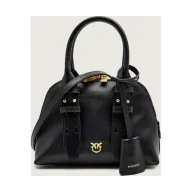 Torebki damskie - Pinko Skórzany kuferek BOWLING BAG ZIP MINI - miniaturka - grafika 1