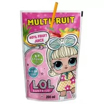 L.O.L. Surprise LOL Surprise! Multifruit Napój niegazowany dla dzieci wieloowocowy 200 ml - Soki i herbatki dla dzieci - miniaturka - grafika 1
