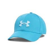 Czapki męskie - Męska Czapka z daszkiem UNDER ARMOUR MEN'S UA BLITZING ADJ 1376701-452 – Niebieski - miniaturka - grafika 1