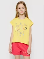 Koszulki dla dziewczynek - Guess T-Shirt J1GI05 K6YW1 Żółty Regular Fit - miniaturka - grafika 1