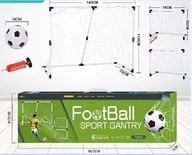 Zabawki i gry sportowe - Bramka piłkarska do piłki nożnej dla dzieci 2w1 143x110x70cm - miniaturka - grafika 1