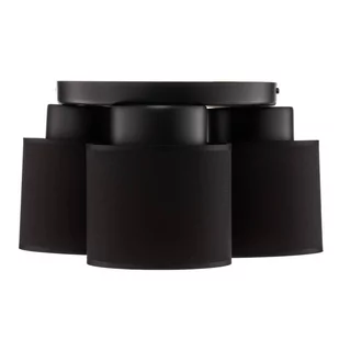 Lampa sufitowa Soho cylinder 3-pkt. czarna/złota - Lampy sufitowe - miniaturka - grafika 3