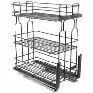 Meble modułowe i akcesoria - Kosz Cargo 30 3P Dolne Cichy Domyk Grafit - miniaturka - grafika 1