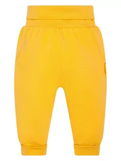 Spodenki dla niemowląt - Steiff Spodnie dresowe w kolorze żółtym - grafika 1